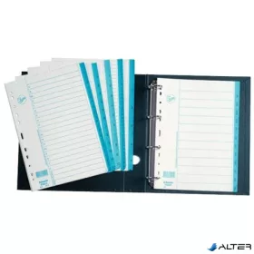 Regiszter, karton, A4, A-Z, ESSELTE, fehér