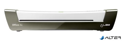 Laminálógép, A4, 80-125 mikron, LEITZ "iLam Office", ezüst