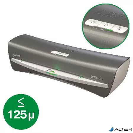 Laminálógép, A4, 80-125 mikron, LEITZ "iLam Office", ezüst