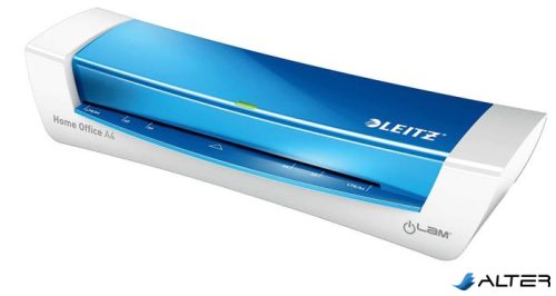 Laminálógép, A4, 80-125 mikron, LEITZ "iLam Home Office", kék