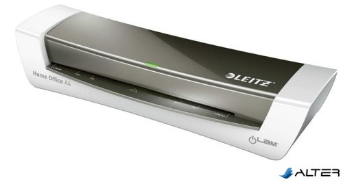 Laminálógép, A4, 80-125 mikron, LEITZ "iLam Home Office", szürke