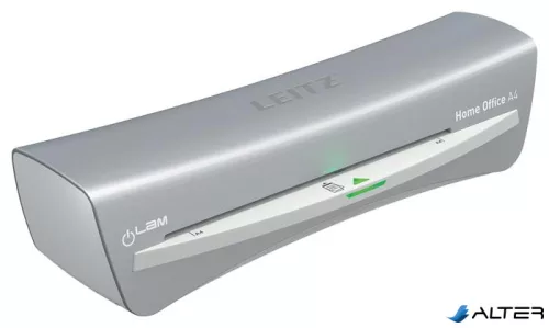 Laminálógép, A4, 75-125 mikron, LEITZ 'iLam Home Office', szürke
