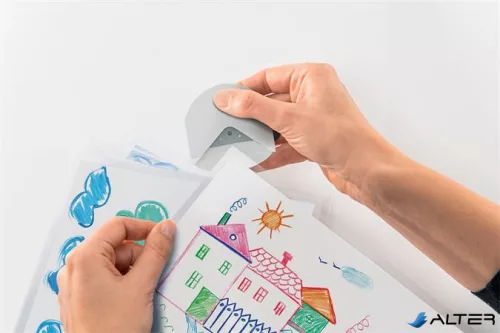 Lamináló készlet, A4, 80-125 mikron, LEITZ "iLam Home 4-in-1", fehér