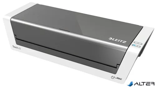 Laminálógép, A3, 80-250 mikron, LEITZ "iLAM Touch 2", fehér-antracit
