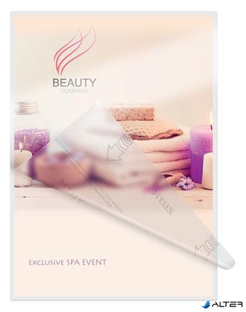 Meleglamináló fólia, 125 mikron, A4, fényes, UDT technológiával, LEITZ "iLam"