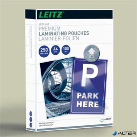   Meleglamináló fólia, 250 mikron, A4, fényes, UDT technológiával, LEITZ "iLam"