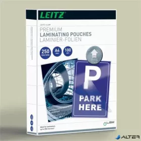   Meleglamináló fólia, 250 mikron, A4, fényes, UDT technológiával, LEITZ 'iLam'