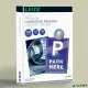 Meleglamináló fólia, 250 mikron, A4, fényes, UDT technológiával, LEITZ "iLam"