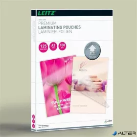 Meleglamináló fólia, 125 mikron, A3, fényes, UDT technológiával, LEITZ "iLam"