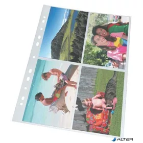   Genotherm, lefűzhető, A4, 80 mikron, víztiszta felület, fényképtartó, ESSELTE