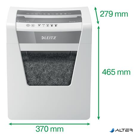 Iratmegsemmisítő, konfetti, 15 lap, LEITZ, "IQ Office P4 "