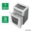 Iratmegsemmisítő, mikrokonfetti, 7 lap, LEITZ "IQ Office Pro P5+"