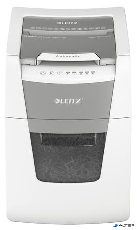 Iratmegsemmisítő, konfetti, 100 lap, LEITZ "IQ AutoFeed SmallOffice 100 P4 Pro"