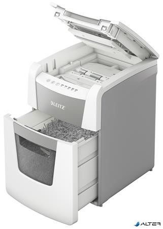 Iratmegsemmisítő, mikrokonfetti, 100 lap, LEITZ "IQ AutoFeed SmallOffice 100 P5 Pro"