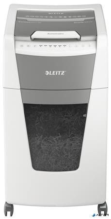 Iratmegsemmisítő, konfetti, 300 lap, LEITZ "IQ AutoFeed Office 300 P4 Pro"