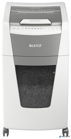 Iratmegsemmisítő, mikrokonfetti, 300 lap, LEITZ "IQ AutoFeed Office 300 P5 Pro"