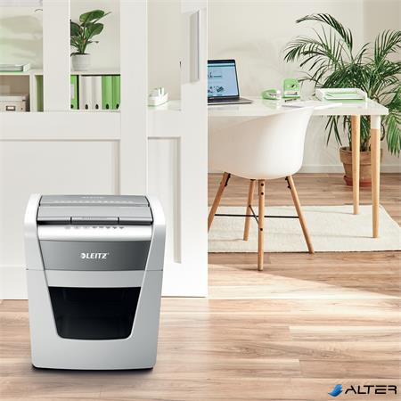 Iratmegsemmisítő, mikrokonfetti, 300 lap, LEITZ "IQ AutoFeed Office 300 P5 Pro"