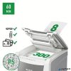 Iratmegsemmisítő, mikrokonfetti, 300 lap, LEITZ "IQ AutoFeed Office 300 P5 Pro"
