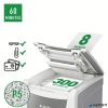 Iratmegsemmisítő, mikrokonfetti, 300 lap, LEITZ "IQ AutoFeed Office 300 P5 Pro"