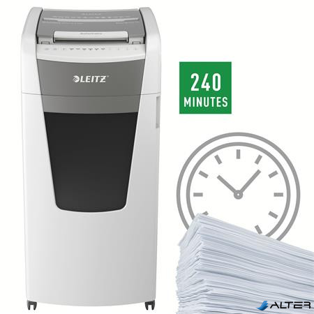 Iratmegsemmisítő, konfetti, 600 lap, LEITZ "IQ AutoFeed Office 600 P4"