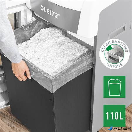 Iratmegsemmisítő, konfetti, 600 lap, LEITZ "IQ AutoFeed Office 600 P4"