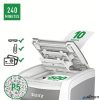 Iratmegsemmisítő, mikrokonfetti, 600 lap, LEITZ "IQ AutoFeed Office 600 P5"