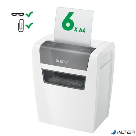 Iratmegsemmisítő, konfetti, 6 lap, LEITZ "IQ Home"
