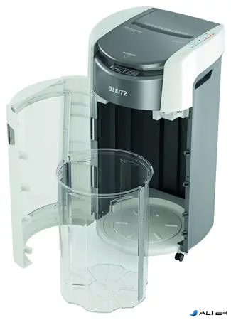Iratmegsemmisítő, mikrokonfetti, 600 lap, LEITZ "IQ OptiMax Autofeed Office Pro 600 P5"