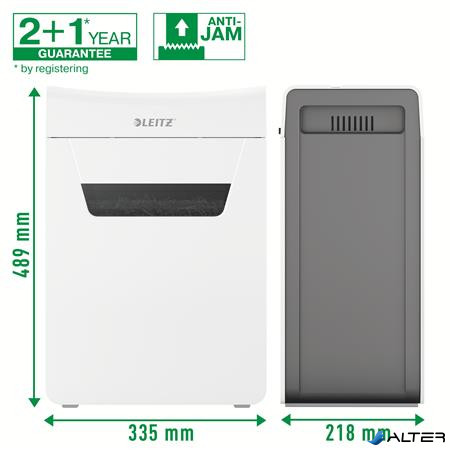 Iratmegsemmisítő, konfetti, 10 lap, LEITZ 'IQ Protect 10X'