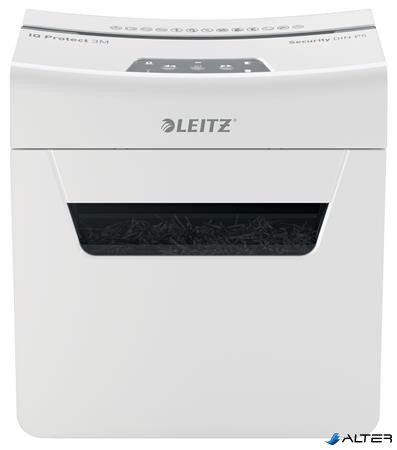Iratmegsemmisítő, mikrokonfetti, 3 lap, LEITZ "IQ Protect 3M"