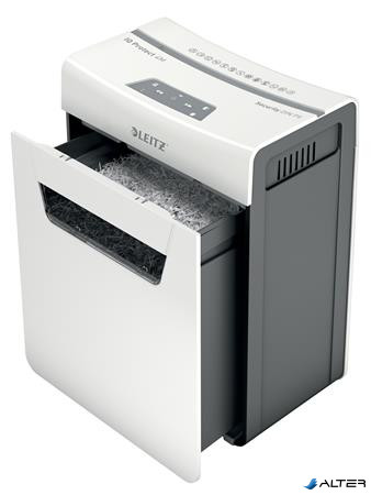 Iratmegsemmisítő, mikrokonfetti, 4 lap, LEITZ "IQ Protect 4M"