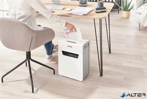 Iratmegsemmisítő, mikrokonfetti, 4 lap, LEITZ "IQ Protect 4M"