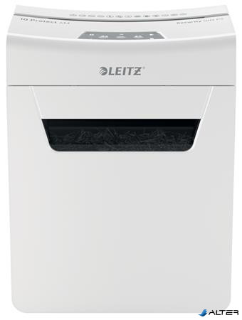 Iratmegsemmisítő, mikrokonfetti, 4 lap, LEITZ "IQ Protect 4M"