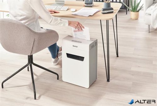 Iratmegsemmisítő, mikrokonfetti, 6 lap, LEITZ "IQ Protect 6M"