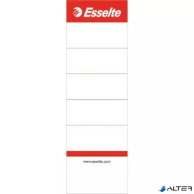   Cserecímke, iratrendezőhöz, kétoldalas, 50x158 mm, ESSELTE, fehér