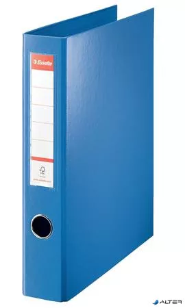 Gyűrűs könyv, 4 gyűrű, D alakú, 60 mm, A4 maxi, PP, ESSELTE "Jumbo Vivida", kék