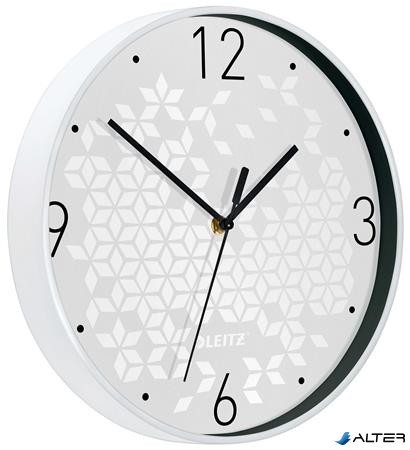 Falióra, 29 cm, LEITZ "Wow", fehér