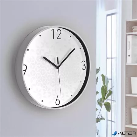 Falióra, 29 cm, LEITZ "Wow", fehér