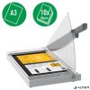 Vágógép, karos, A3, 10 lap, LEITZ "Precision Home Office"