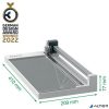 Vágógép, görgős, A4, 10 lap, LEITZ "Precision Home Office A4"