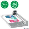 Vágógép, görgős, A4, 10 lap, LEITZ "Precision Home Office A4"