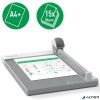 Vágógép, görgős, A4+, 15 lap, LEITZ "Precision Office A4+"