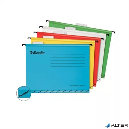 Függőmappa, újrahasznosított karton, A4, ESSELTE 'Classic', vegyes színek