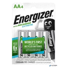   Tölthető elem, AA ceruza, 4x2300 mAh, előtöltött, ENERGIZER 'Extreme'