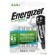 Tölthető elem, AAA mikro, 4x800 mAh, előtöltött, ENERGIZER "Extreme"