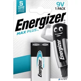 Elem, 9V, 1db, ENERGIZER, "Max Plus"