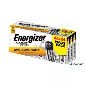 Elem, AA ceruza, 24 db, ENERGIZER "Alkaline Power"