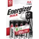 Elem, AA ceruza, 4 db, ENERGIZER "Max"