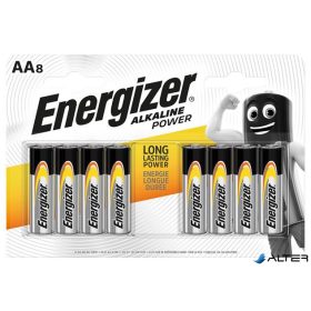Elem, AA ceruza, 8 db, ENERGIZER 'Alkaline Power'
