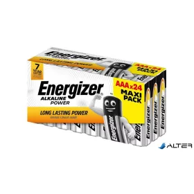 Elem, AAA mikro, 24 db, ENERGIZER "Alkaline Power"